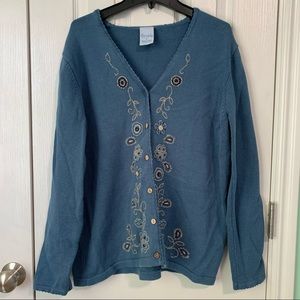 Vintage Blue Cardigan